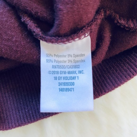 2/$18🌴 Gymboree Baby Girl's Velour Zip-Up Cardigan 3-6 months Dark Plum - Picture 6 of 7